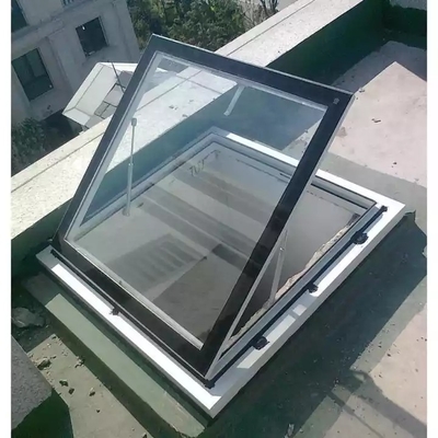 Claraboia de vidro moderada colorida da janela feita sob encomenda com o túnel de Sun tubular