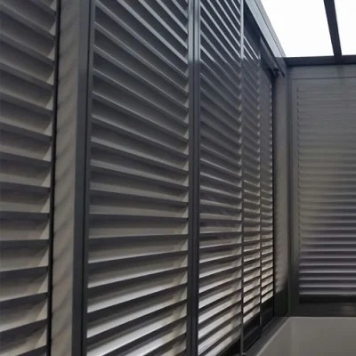 Tamanho personalizado Windproof das anti grelhas de alumínio exteriores da máscara de Sun do roubo