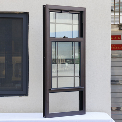 Estilo vertical deslizante dobro de Hung Sash Aluminum Up Down Windows