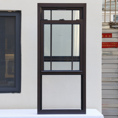 Estilo vertical deslizante dobro de Hung Sash Aluminum Up Down Windows