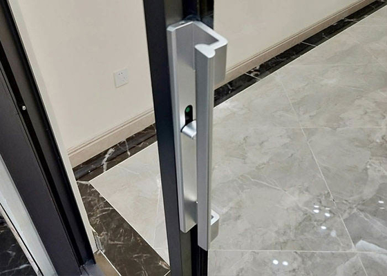 O dobro de alumínio moderno vitrificou portas deslizantes para empurrar e puxar a abertura