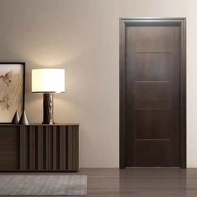 Porta impermeável composta personalizada do PVC de WPC para o quarto interno