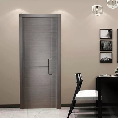 Porta impermeável composta personalizada do PVC de WPC para o quarto interno