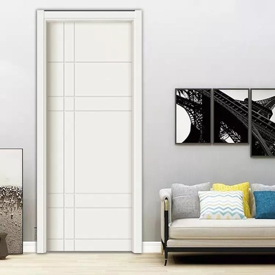 Porta impermeável composta personalizada do PVC de WPC para o quarto interno