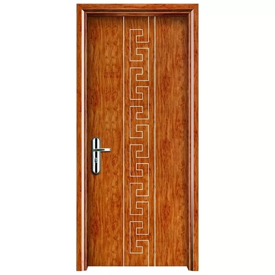 PVC de madeira personalizado impermeável WPC da porta da sala da madeira compensada interno