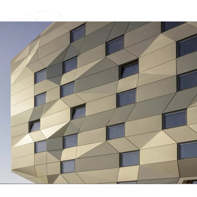 Parede exterior à prova d'água de construção, parede de cortina de vidro duplo de alumínio