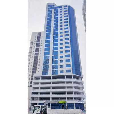 Parede de cortina de vidro exterior de revestimento de estrutura de alumínio 6063-T5
