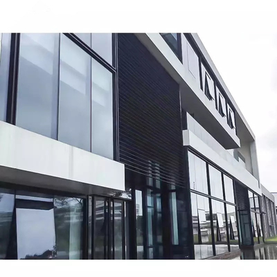 Painéis de fachada de construção de parede cortina de vidro duplo com moldura de alumínio