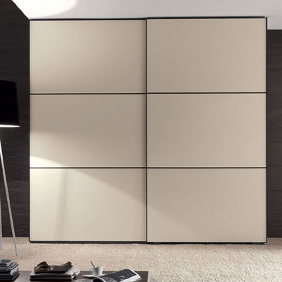 Guarda-roupa de quarto à prova d'água alto brilho personalizado acrílico / UV / laca