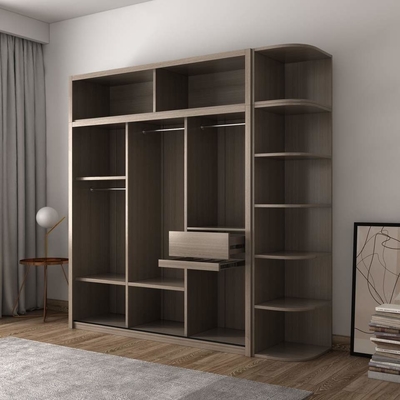 Armário porta de correr portátil guarda-roupa closet luxo moderno