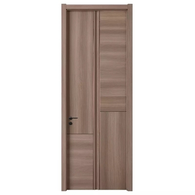 Porta de banheiro à prova d'água para sala interna Design moderno de painel de madeira