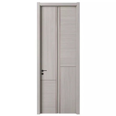 Porta de banheiro à prova d'água para sala interna Design moderno de painel de madeira