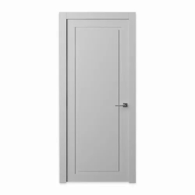 Design de painel de madeira de design de painel de madeira de porta de madeira dura interior simples para apartamento
