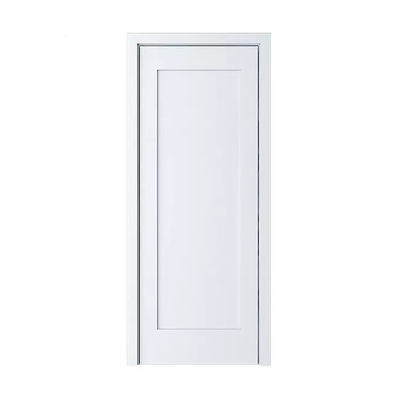 Design de painel de madeira de design de painel de madeira de porta de madeira dura interior simples para apartamento
