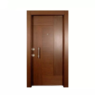 Porta de madeira interior moderna com design de quarto, porta de madeira CE MDF