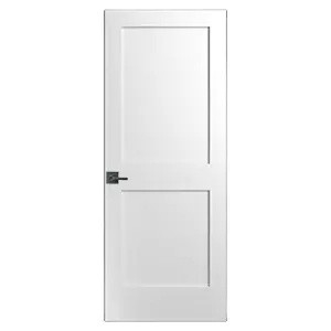 Design personalizado de madeira dura porta interior para apartamento