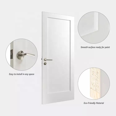 Design personalizado de madeira dura porta interior para apartamento