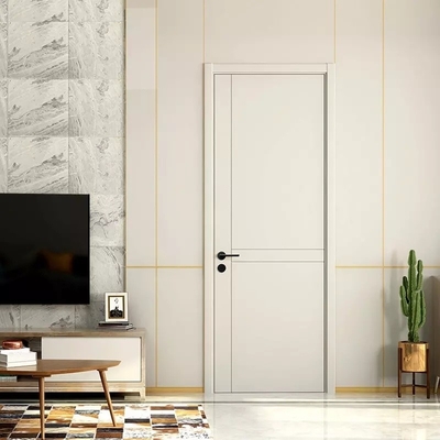 Tesia Impermeável Porta de quarto de madeira contraplacado personalizado PVC porta interna WPC