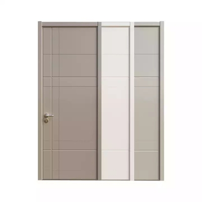 Tesia Impermeável Porta de quarto de madeira contraplacado personalizado PVC porta interna WPC