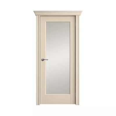 Portas internas de compensado de madeira , porta de laca com moldura de espelho personalizada