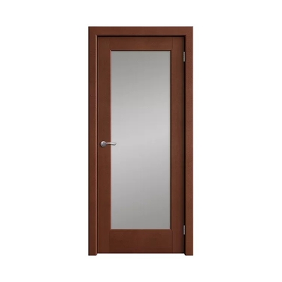 Portas internas de compensado de madeira , porta de laca com moldura de espelho personalizada