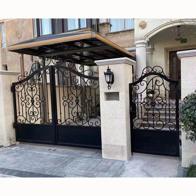 Porta nova e cerco da segurança do projeto da via principal do ferro forjado do ODM do OEM