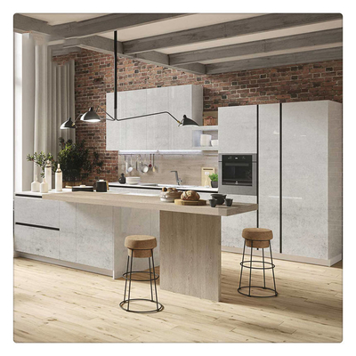 Mobília personalizada modular feita pronta dos armários de cozinha da série da laca