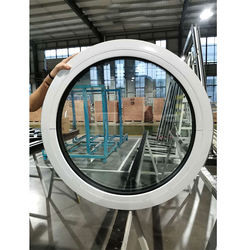 Dobro vitrificado com a janela de imagem de suspensão horizontal de alumínio do balanço do vidro do impacto do furacão