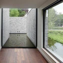 O estilo americano Windows panorâmico e as portas moderaram a janela de imagem fixa de alumínio de vidro
