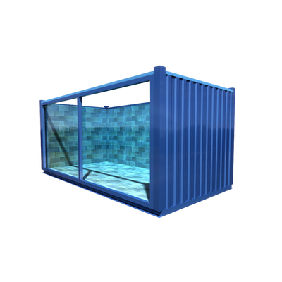 O preço de fábrica de Tesia pré-fabricou a piscina 40ft de aço personalizada do contentor da cor 20ft