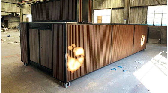 O preço de fábrica de Tesia pré-fabricou a piscina 40ft de aço personalizada do contentor da cor 20ft