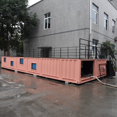 Tamanho de 40FT e piscina personalizados casa pré-fabricada do recipiente da cor pelo material de aço com sistema elétrico e Plumping