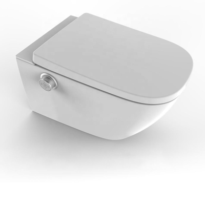 Louças Sanitárias de Fácil Instalação Banqueta Fechada Tigela Redonda Cor Branca Aquecimento Vaso Sanitário