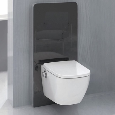 Louças Sanitárias de Fácil Instalação Banqueta Fechada Tigela Redonda Cor Branca Aquecimento Vaso Sanitário