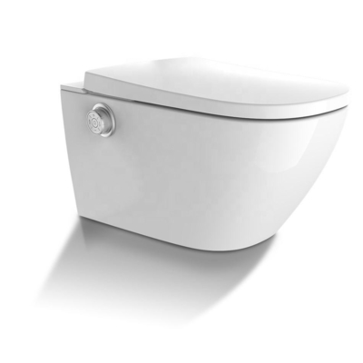 Louças Sanitárias de Fácil Instalação Banqueta Fechada Tigela Redonda Cor Branca Aquecimento Vaso Sanitário