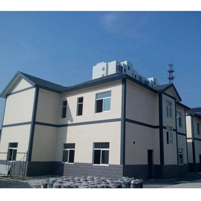 Cor e tamanho personalizados Estrutura de aço leve Vila de luxo pré-fabricada de dois andares Casa pré-fabricada