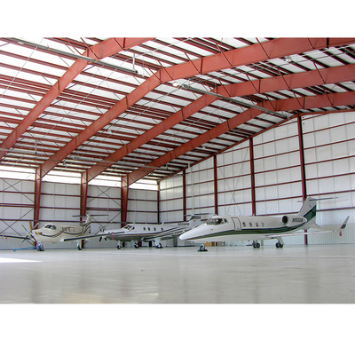 Construção moderna de estruturas pré-fabricadas de aço Armazém de oficinas Hangar de aeronaves e edifício de escritórios