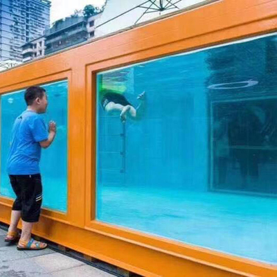Estrutura de aço exterior 20FT 40FT Container pré-fabricado piscina