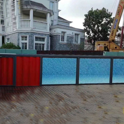 Estrutura de aço exterior 20FT 40FT Container pré-fabricado piscina