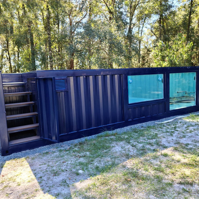 Estrutura de aço exterior 20FT 40FT Container pré-fabricado piscina