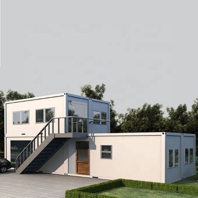 Casas de contêineres pré-fabricadas dobráveis extensas_40ft Container de vida dobrável Cabine Container de casa dobrável