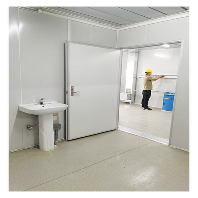Luxo cor personalizável e vidro portátil 20FT 40FT pré-fab Flat Pack Container House com preço de fábrica