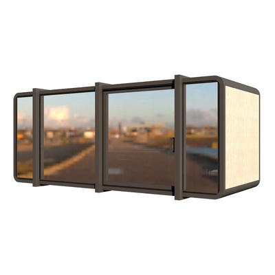 Luxo cor personalizável e vidro portátil 20FT 40FT pré-fab Flat Pack Container House com preço de fábrica