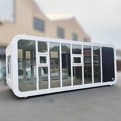 Casa Prefabricada Portátil Casa Pequena Container de Cabana de Maçã para Acampamento