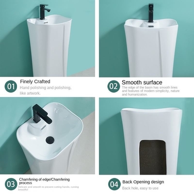 Preço por atacado Produtos sanitários modernos Banheira de banho de cerâmica branca