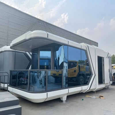 Venda Quente Casas Mobilizadas Villa Casa 40FT Container House White Capusal Office Pod