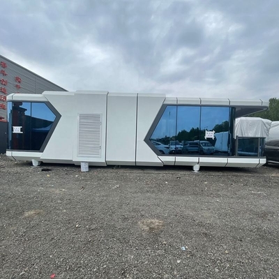 Venda Quente Casas Mobilizadas Villa Casa 40FT Container House White Capusal Office Pod