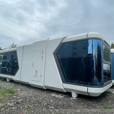 Venda Quente Casas Mobilizadas Villa Casa 40FT Container House White Capusal Office Pod