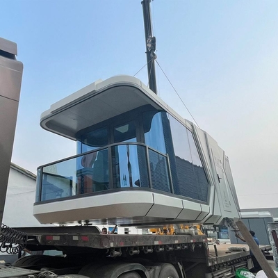 Venda Quente Casas Mobilizadas Villa Casa 40FT Container House White Capusal Office Pod