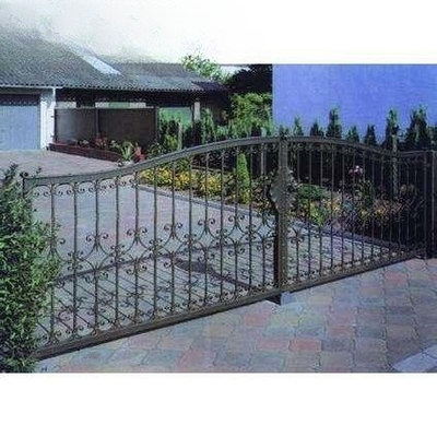 Luxo Antigo Tubo de Ferro Forjado Desenhos Porta Principal para Casa Jardim ou ao ar livre